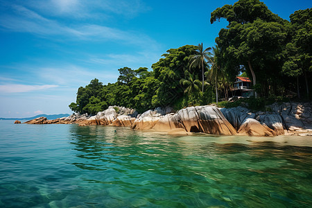 海边小屋下图片