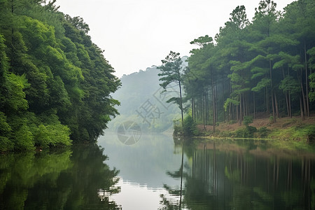 湖光山色图片