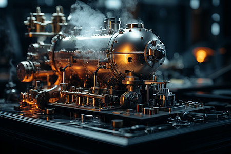 蒸汽动力的科技图片