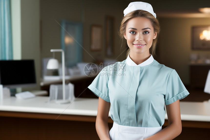年轻女护士图片