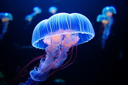 美丽的深海水母图片