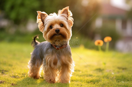 家养的约克夏犬图片