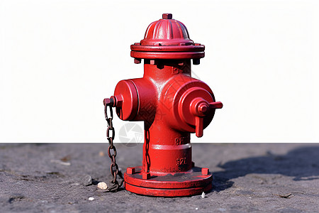红色的消防栓背景图片
