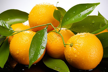 新鲜的多汁橘子图片