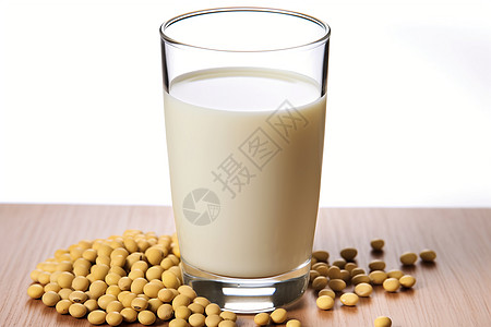 豆奶饮品营养丰富的大豆奶背景