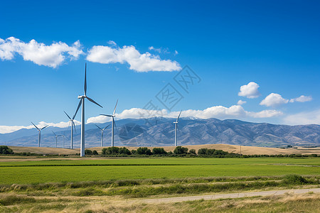 风能源转化技术背景图片