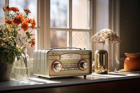 怀旧的收音机图片