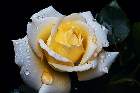 浪漫绽放的美丽玫瑰花朵背景图片