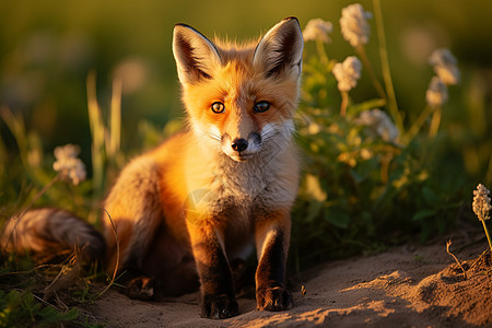 迷人的红狐狸图片
