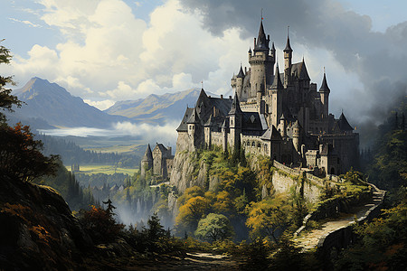 神秘古堡的奇幻世界图片