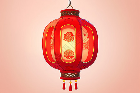 喜庆的春节红灯笼背景图片