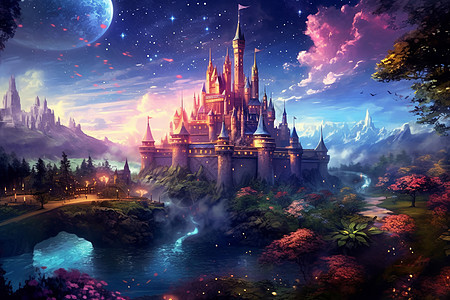 神奇的童话城堡建筑图片