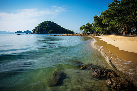 碧海蓝天背景图片