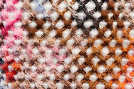 五彩斑斓的纺织材料图片