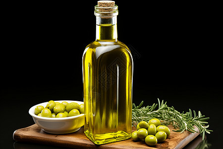 清澈的橄榄油图片
