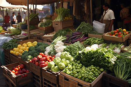 蔬菜农贸市场图片