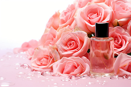 精致典雅的女士玫瑰香水图片