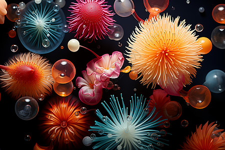 海洋中神奇的珊瑚生物图片