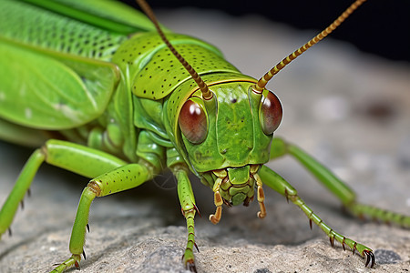 绿色的昆虫图片
