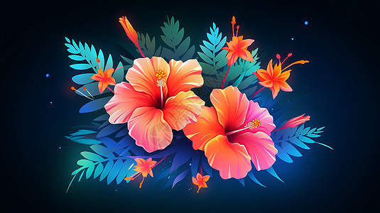 热带花海图片