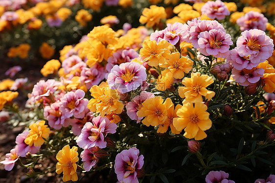 缤纷的花海图片