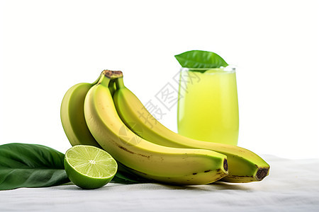 新鲜的香蕉背景图片