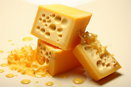蜂窝状的奶酪图片