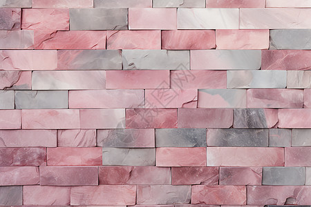 粉色的墙砖复古墙体高清图片