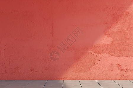 红色墙壁上的纹路高清图片