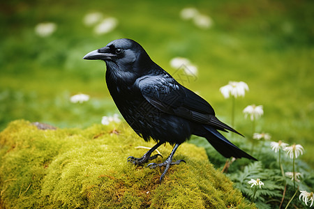 自然环境中的乌鸦图片