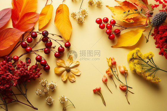 五彩斑斓的秋季图片