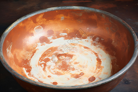 生锈的棕色碗图片