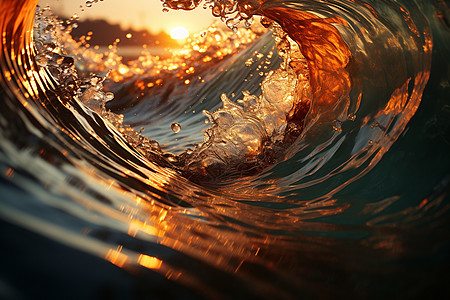 涌动的海浪图片