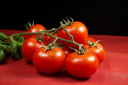 丰收的红番茄图片