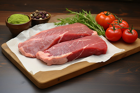 健康新鲜的生肉背景图片
