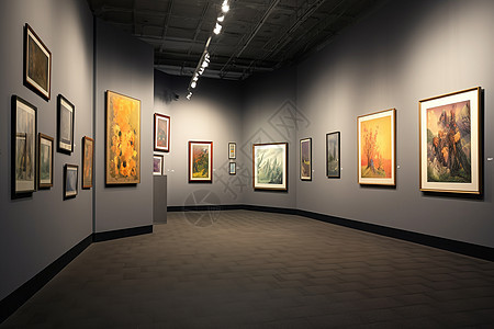 艺术长廊背景图片