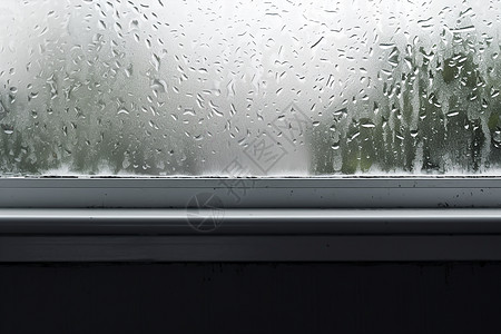 雨天的窗户图片