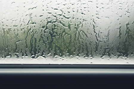 窗边的雨滴雨天窗边高清图片