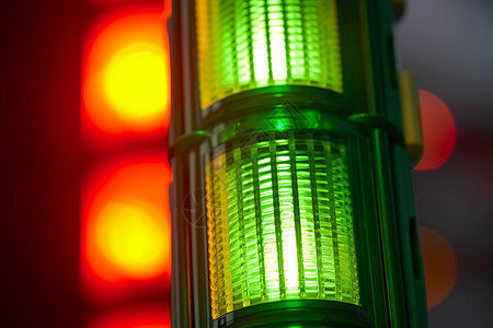 城市的红绿交通灯图片