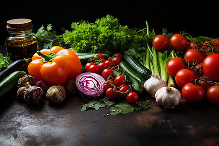 色彩斑斓的蔬菜图片