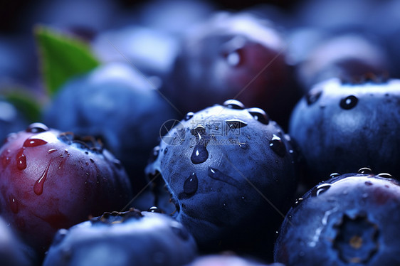清新多汁蓝莓图片