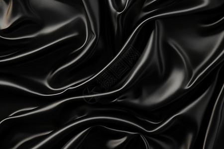 黑色的丝绸背景图片