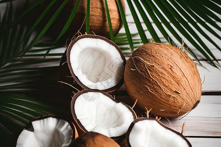椰子与热带风情图片