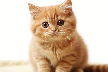 乖巧可爱的宠物猫咪背景图片