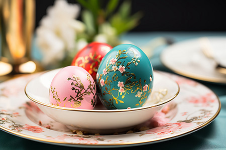 精致美丽的复活节彩蛋图片