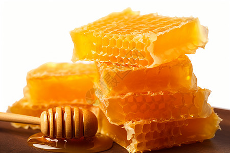 甜甜的蜂蜜背景图片