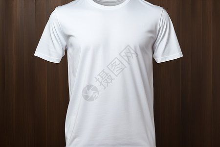 一件白色T恤背景图片