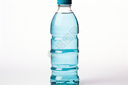 蓝盖白瓶水图片