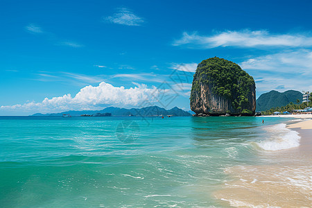 碧海蓝天的风景图片