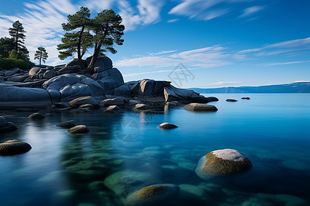 湖光山色的风景图片